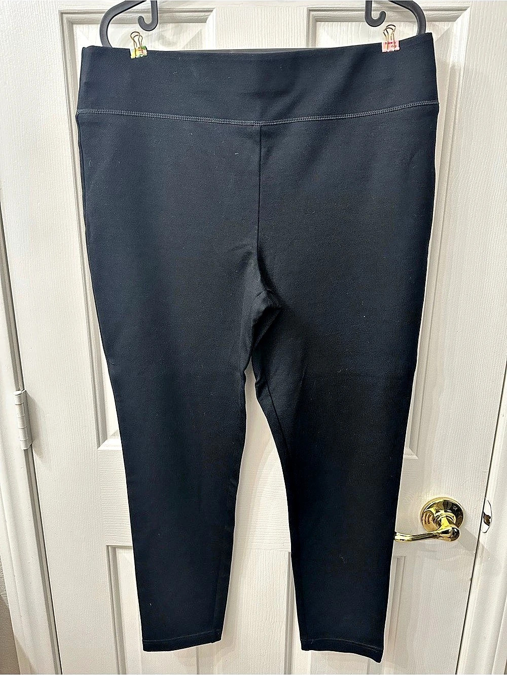 INC International Concepts Women's Black Pants Leggings 14PS NWOT